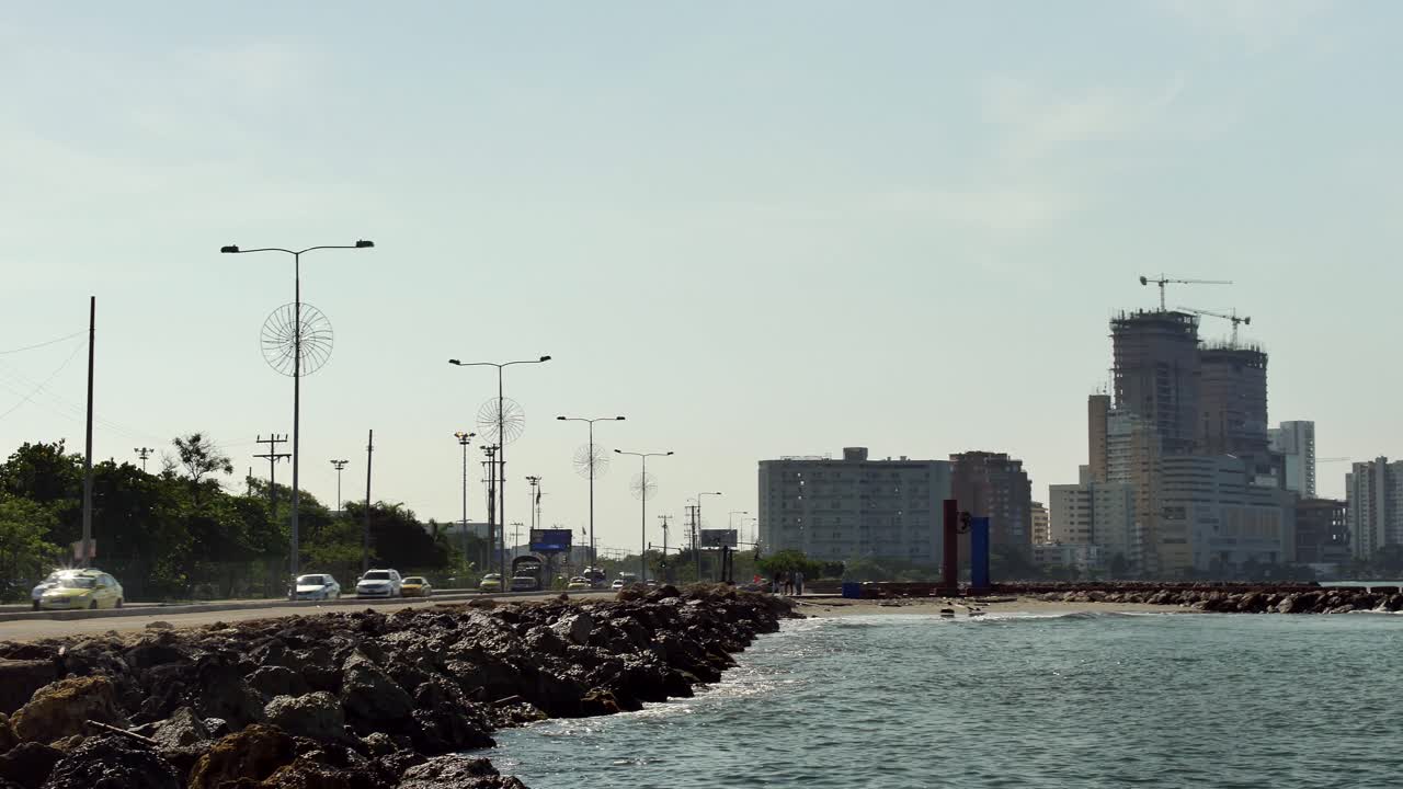 el paisaje urbano de cartagena, colombia