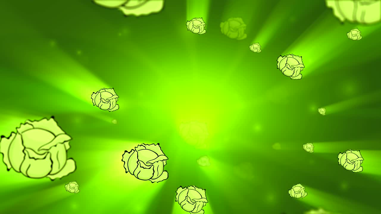 푸른 배경에서 부드럽게 움직이는 신선한 고추 3d 루프 애니메이션