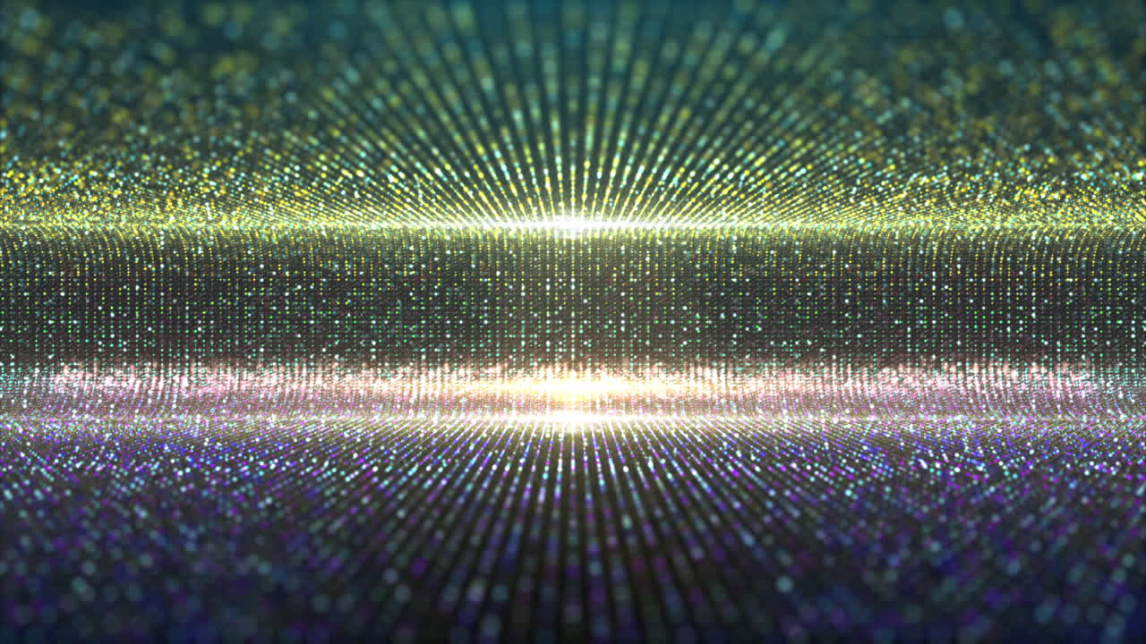 Advance motion graphic glittering moving particles and elegance lights pattern for stage performance show and video jockey loop background