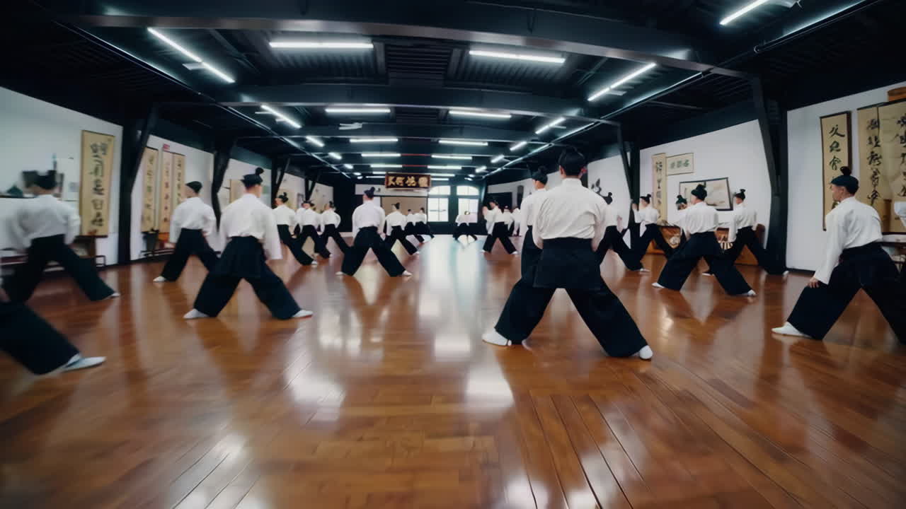 Martial Arts Training Session