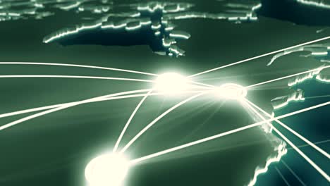 flight paths north america.