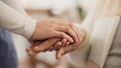 nurse, helping hand and support patient