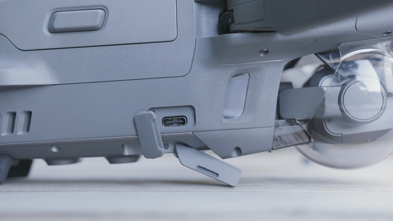 드론의 부분의 클로즈업