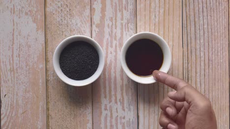 black cumin seeds and oil