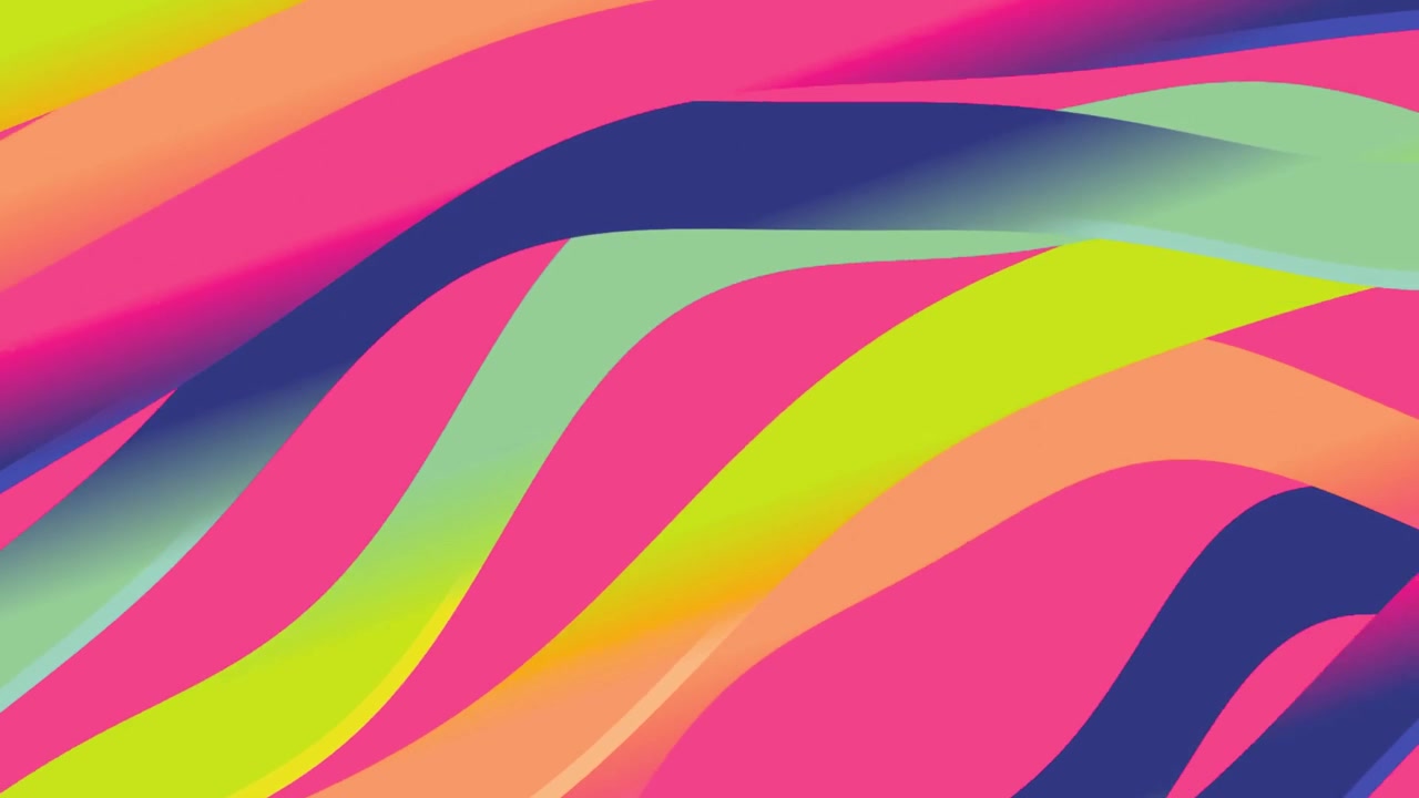 Vibrant Abstract Background with Flowing Gradient Waves
