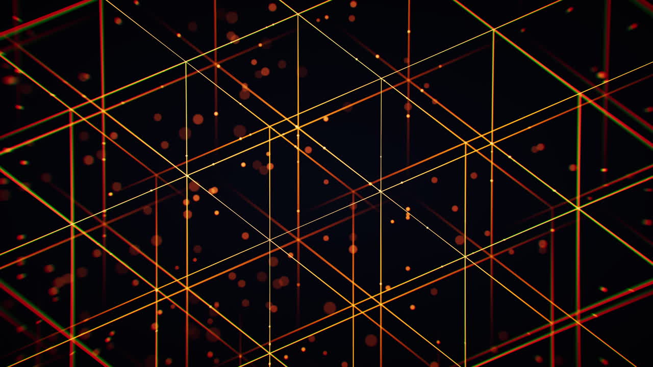 Abstract digital data grid lines background, 3d rendering.