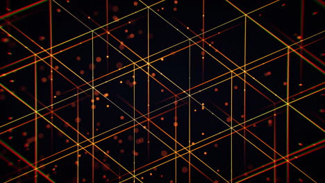 abstract digital data grid lines background, 3d rendering.