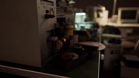 un tiro antiguo de tecnología obsoleta.