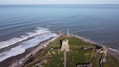 Una-Vista-Aérea-De-La-Ciudad-Galesa-De-Aberystwyth