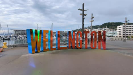wellington waterfront sign