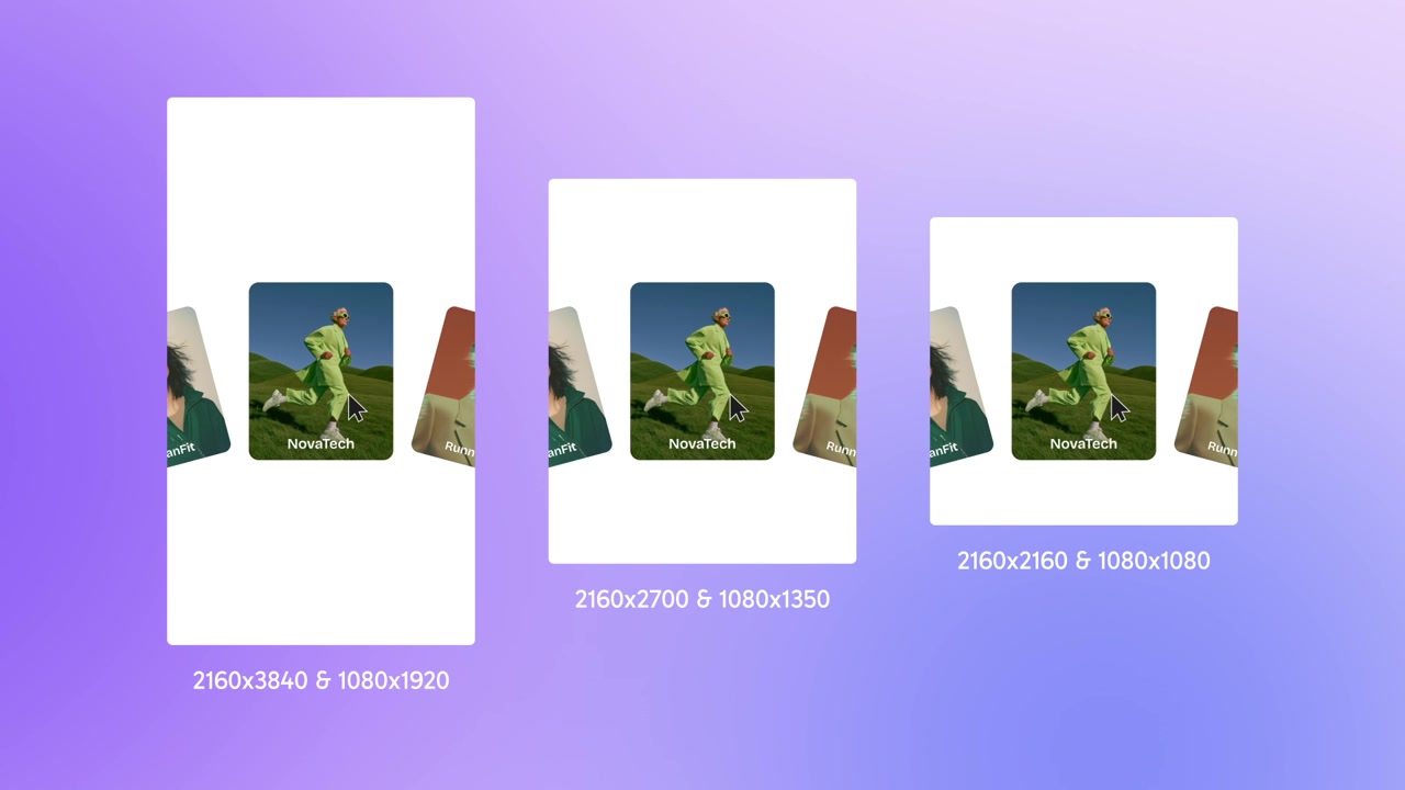 Promo elementi di design verticale | After Effects 2025 | 2160x3840