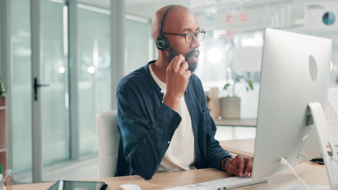 Businessman on a phone call