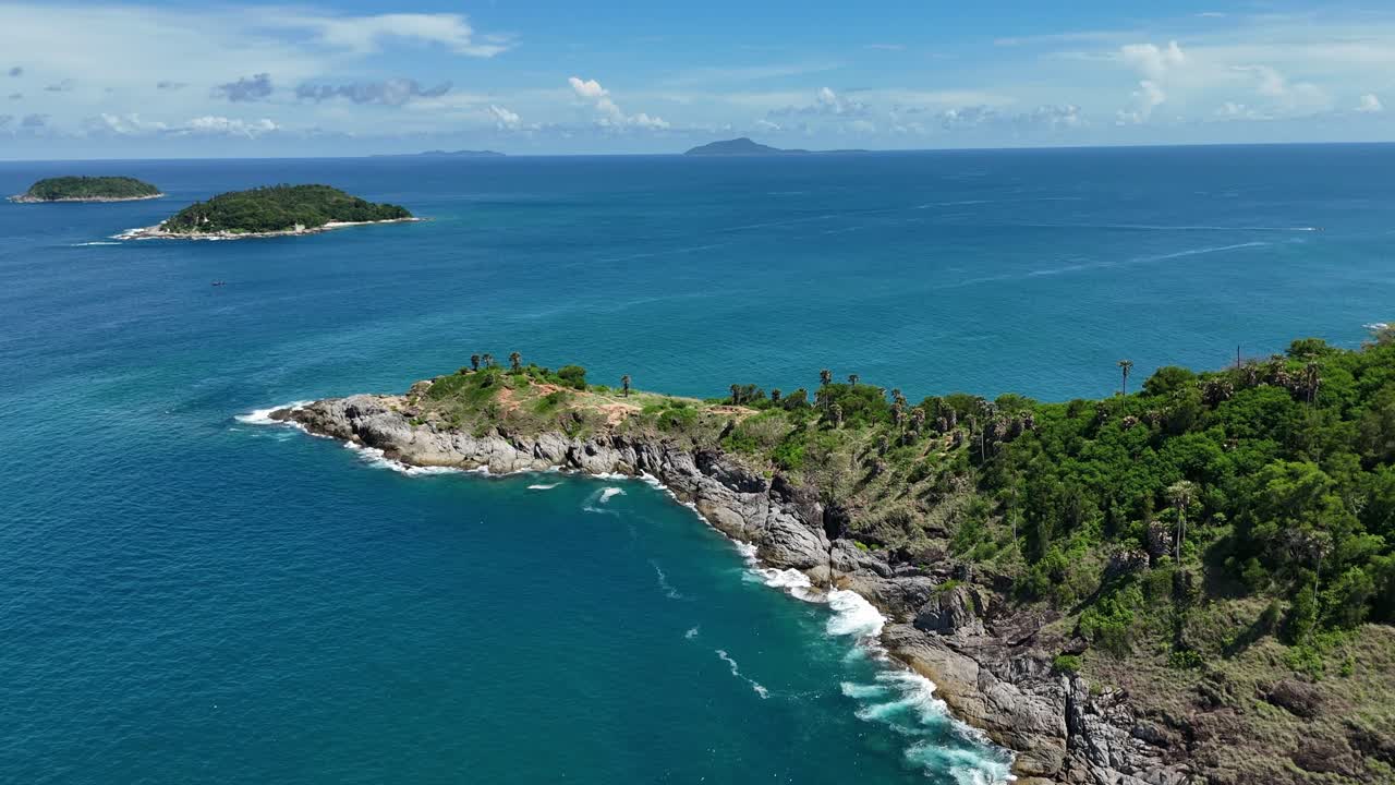 Aerial View of Promthep Cape, Phuket, Thailand