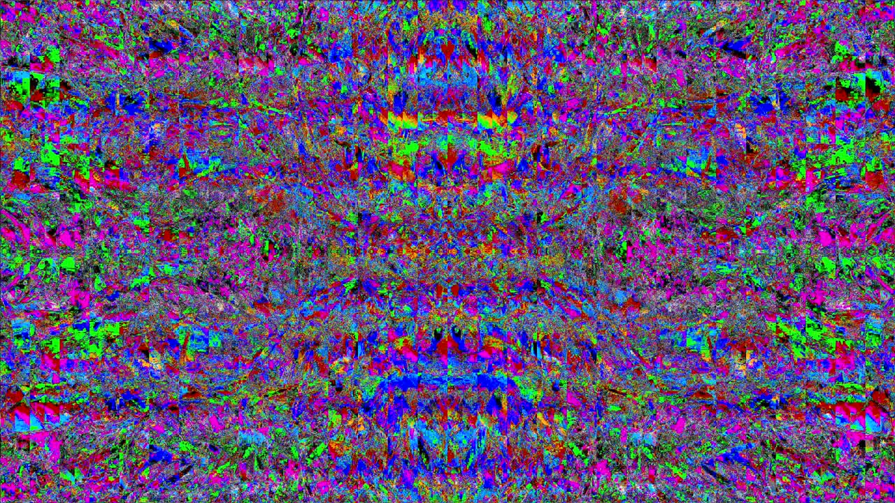 encantador efecto de mal viaje llamarada fondo de fantasía. imágenes de bucle