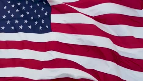 united states of america flag waving in slow motion