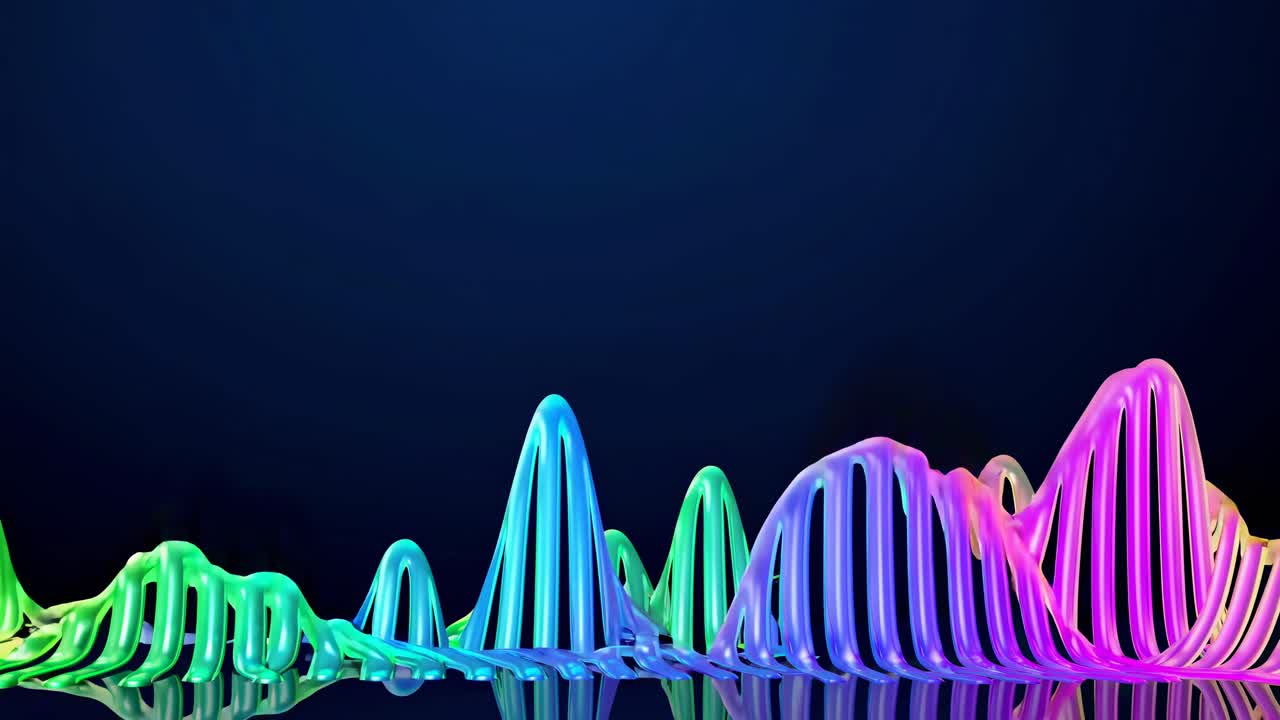 Abstract Colorful Liquid Wave Design