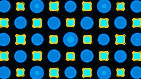 fondo parpadeante de círculos abstractos