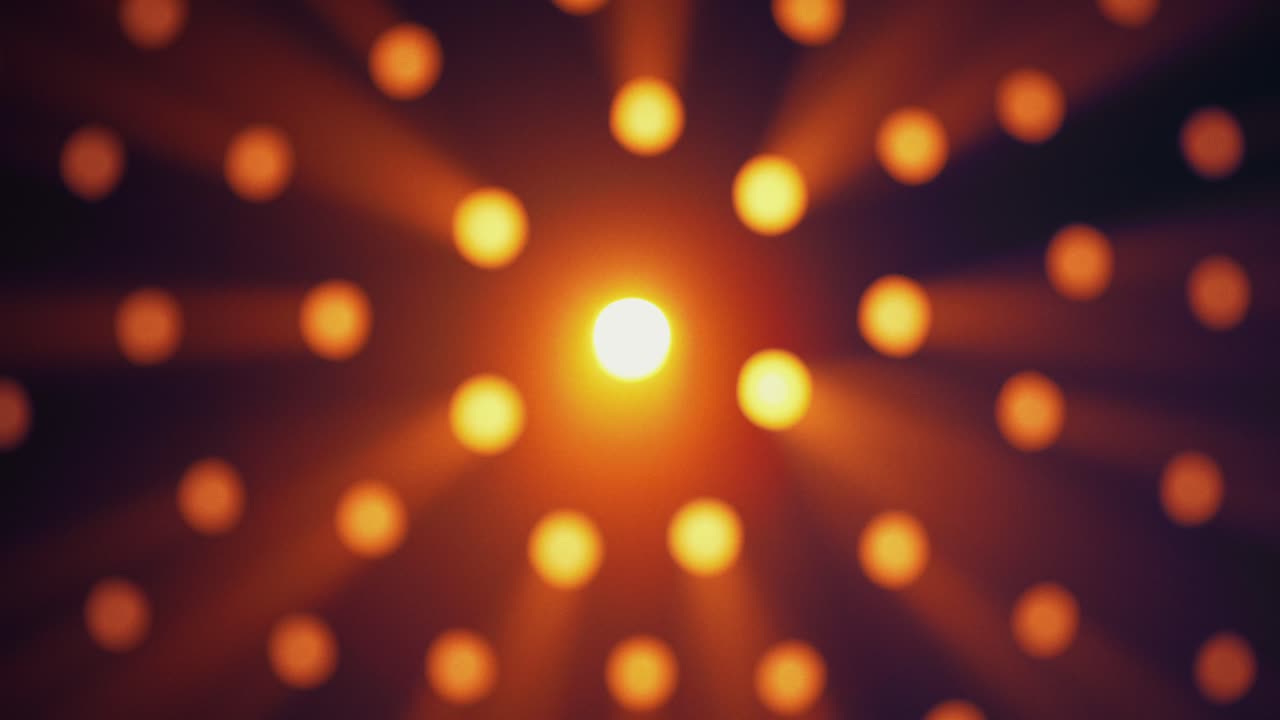 Rayos de luz a través de agujeros redondos