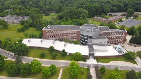 university of michigan dearborn - college of arts, sciences, and letters in aerial shot