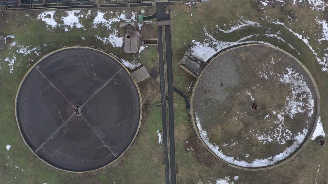 하수 시설, 공중 전망, 하수 청소, 정화 및 필터링