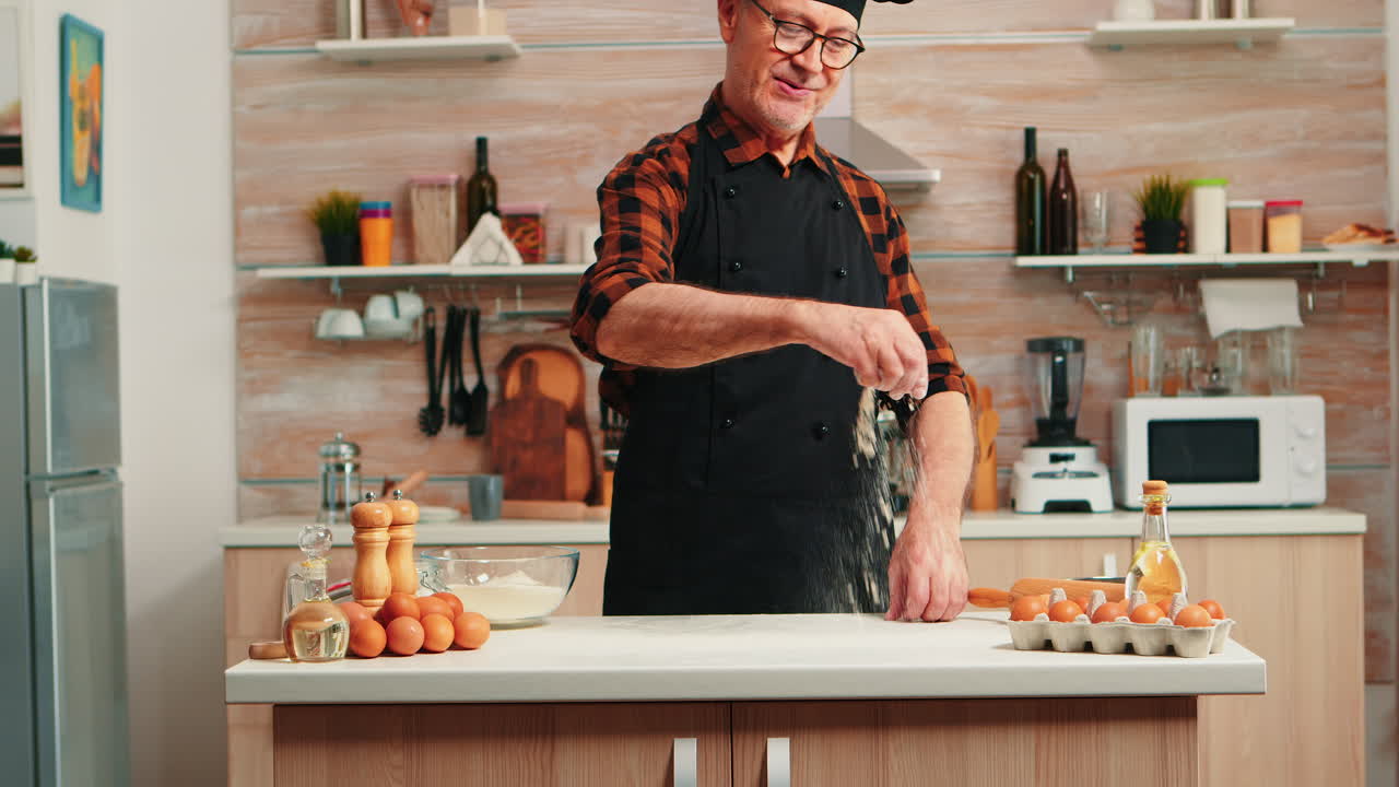 mesa de harina de panadero para ancianos