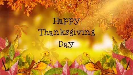 Animation-of-thanksgiving-text-over-autumn-leaves-scenery