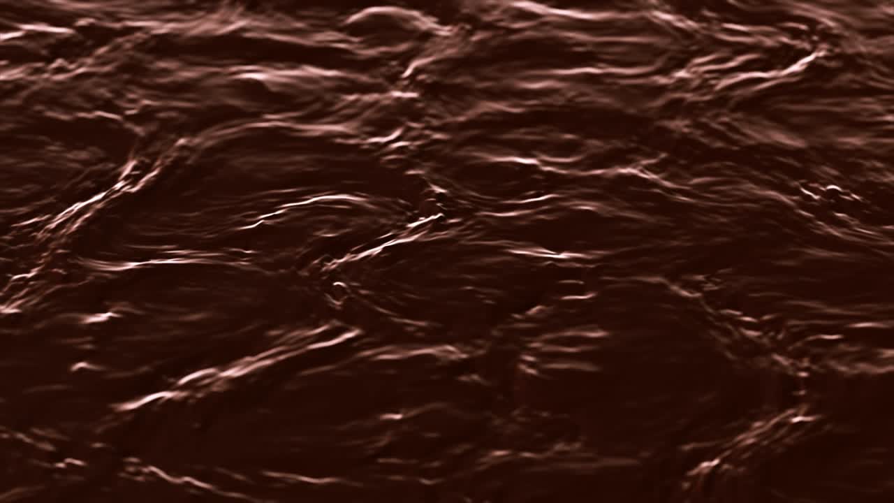 líquido de chocolate ondulado