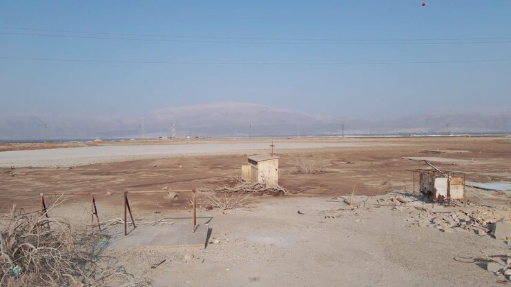 Chiesa abbandonata nel deserto israeliano.
