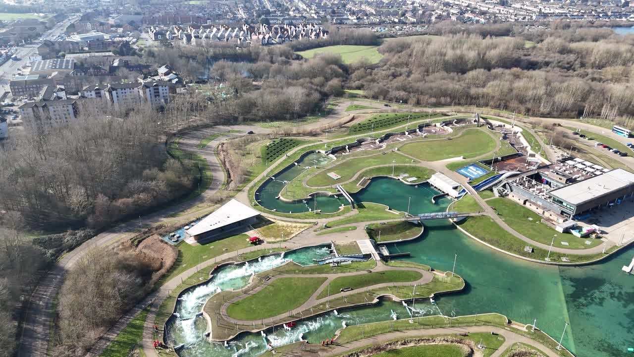 Lee Valley White Water Centre Waltham Cross drone,aerial