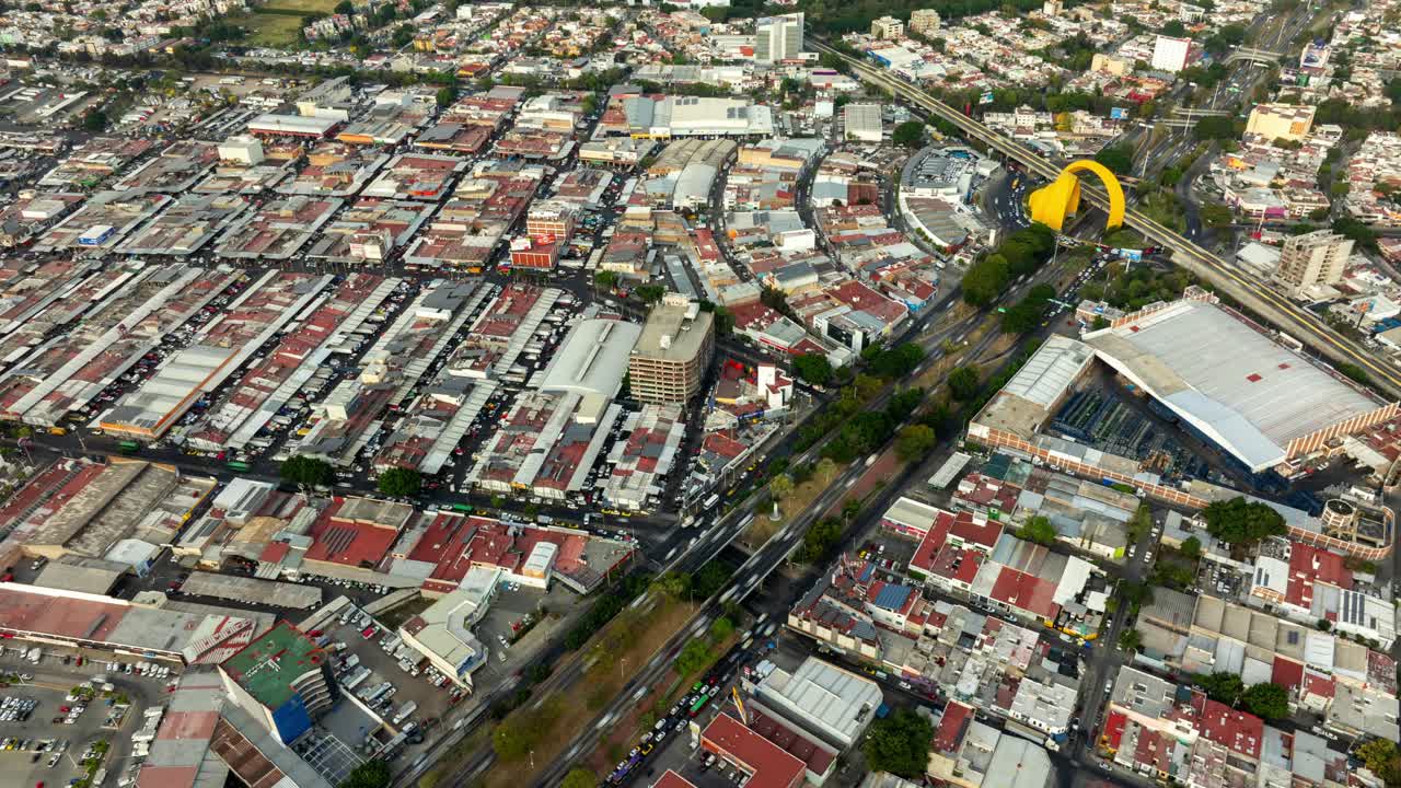 Time-lapse de drone de Guadalajara, Jalisco