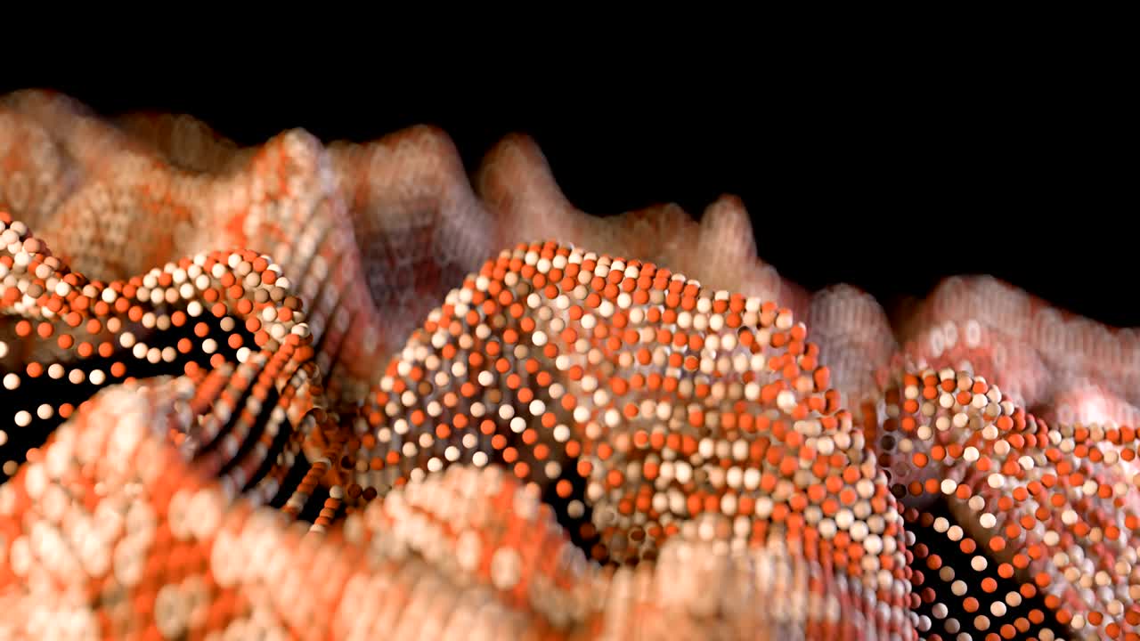 4k abstracto física ciencia de fondo molecular