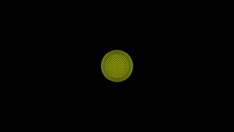 4 balls containing transparent spaces and rotate left with alpha channel (transparent background) - resolution: 3840×2160 pixels 30fps
