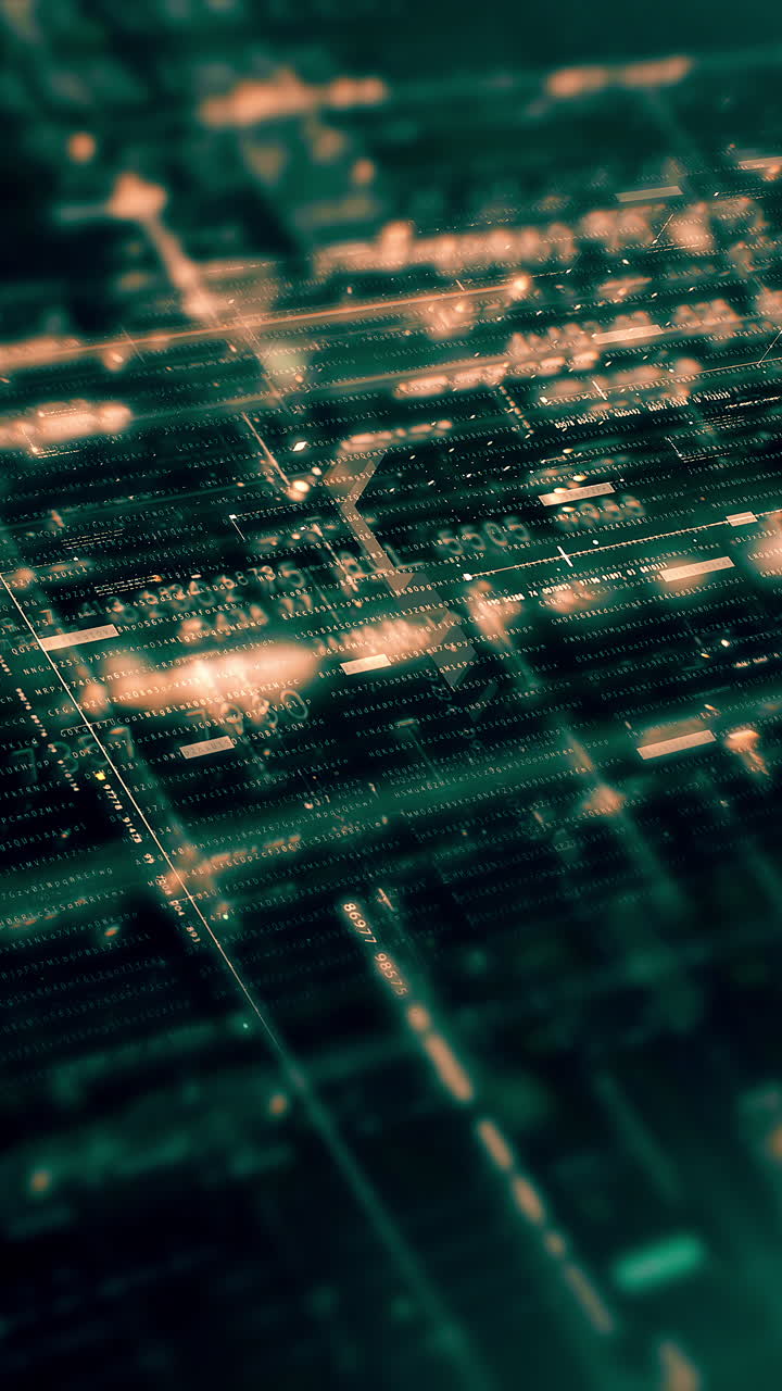 metaverso futurista telemetría de datos digitales de alta tecnología con números encriptados visualización de fondo dinámico para pantalla de formato vertical de escritorio de computadora