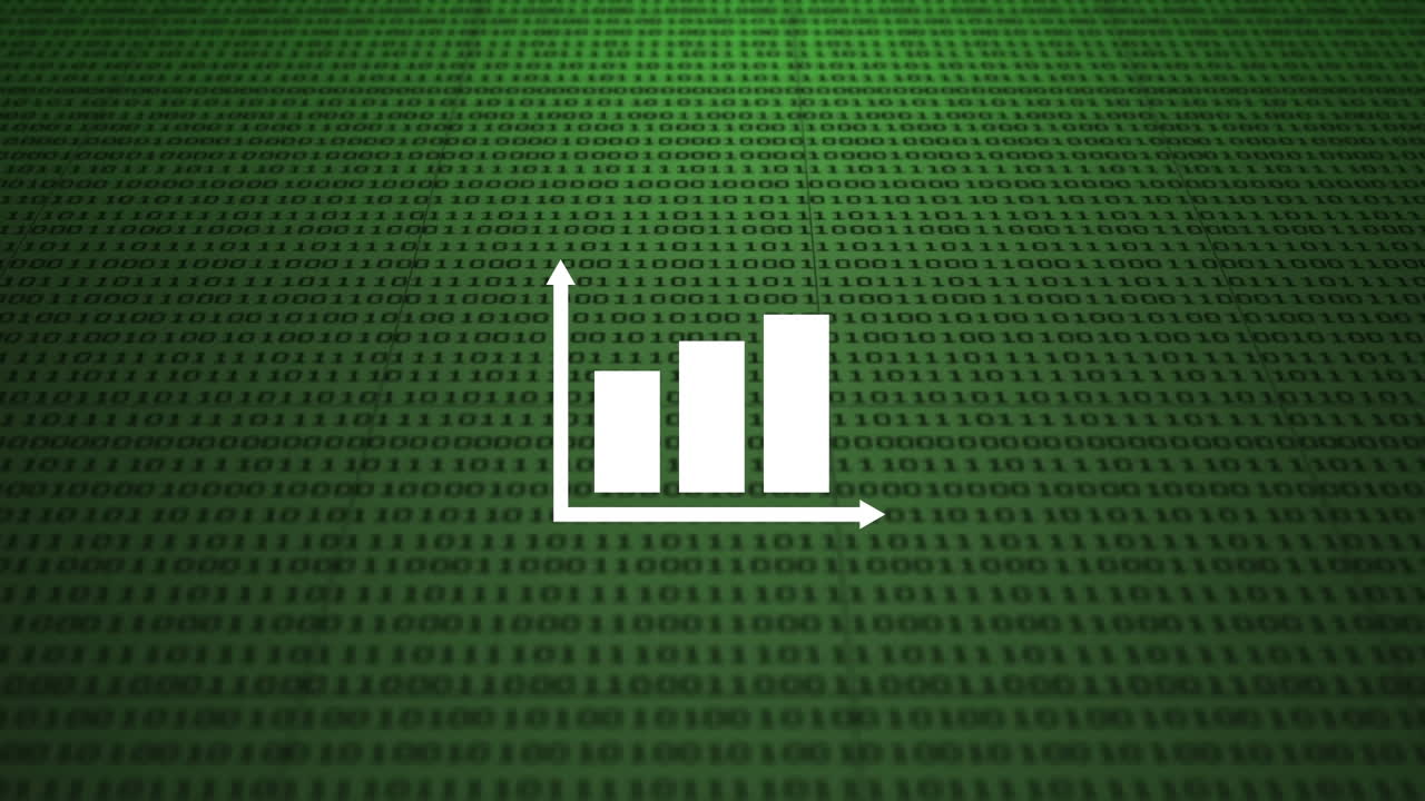 Animation of statistics over binary coding processing