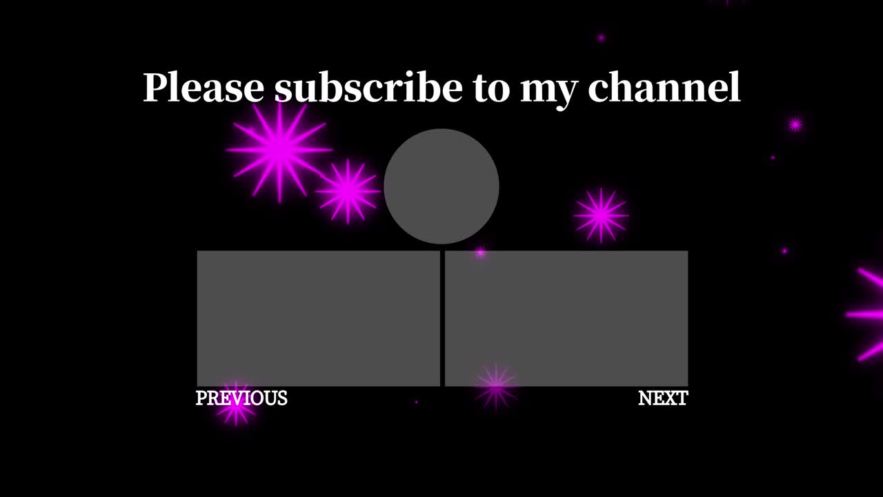 객체 조명 엔드 카드 엔딩 스크린 모션 그래픽