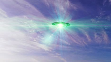 ufo in the sky