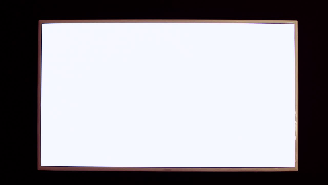 빈 텔레비전 화면