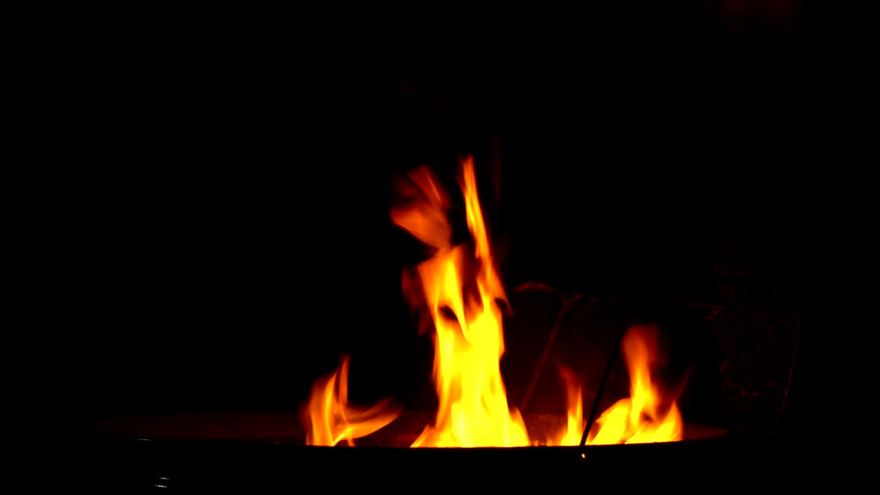 Burning flame at Bonfire