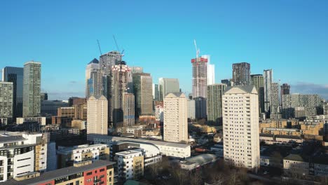 commercial financial centre of east london, canary wharf