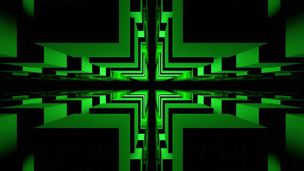 patrón geométrico verde abstracto