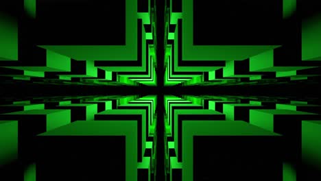 patrón geométrico verde abstracto