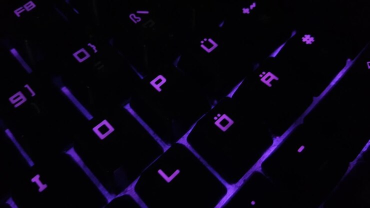 Slide over LED Keyboard