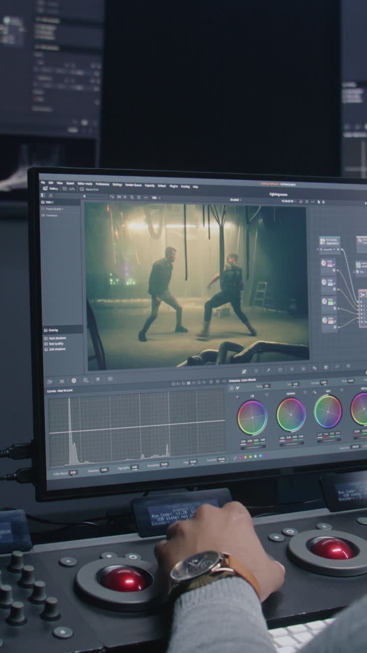 Video Editing Software in Use