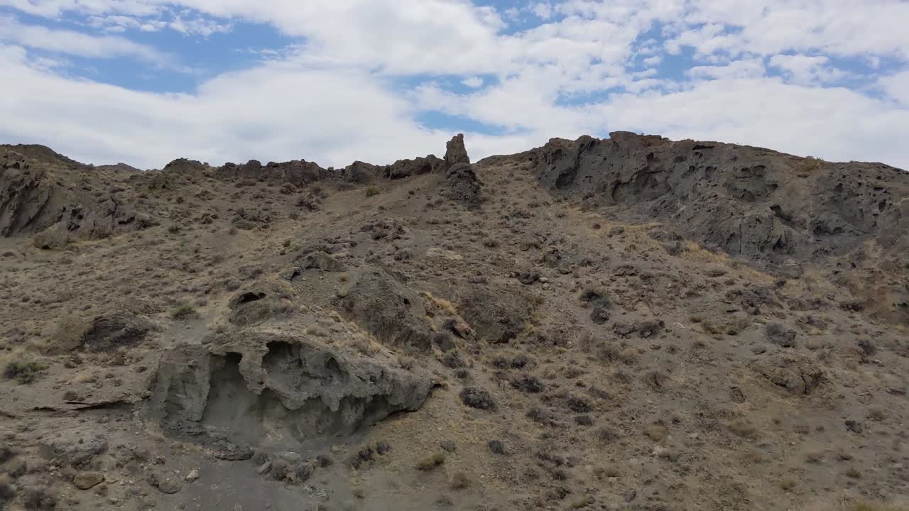 서부 유타 미국, 대초원의 팬, 대부분 건조한 사막 풍경