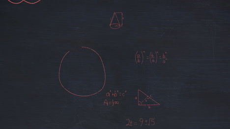 Animation-Der-Mathematischen-Datenverarbeitung-Auf-Schwarzem-Hintergrund