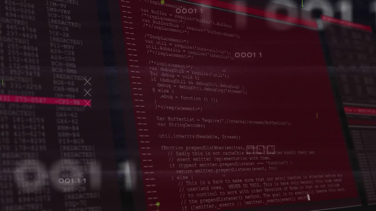 Animation of data processing over computer motherboard