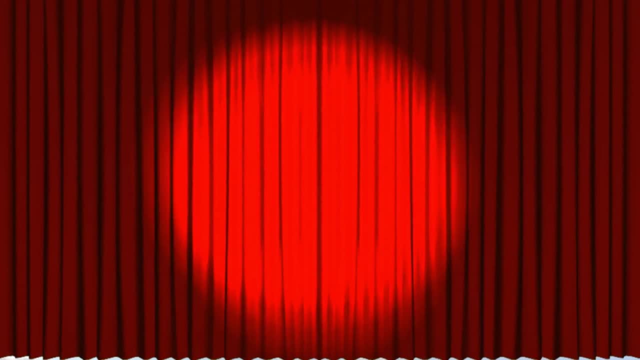 극장 무대 에 있는 하늘