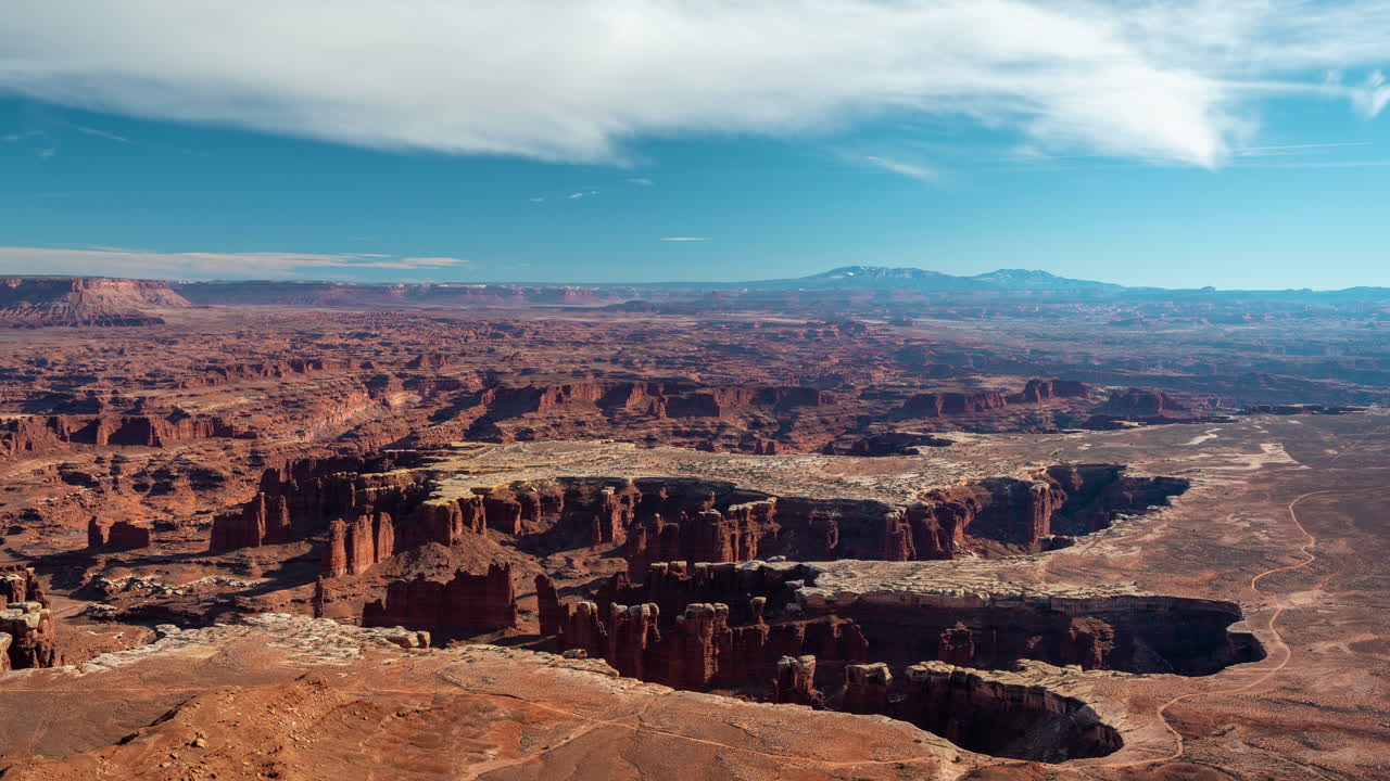 Timelapse, Paesaggio mozzafiato del Dead Horse Point State Park, Moab Utah USA