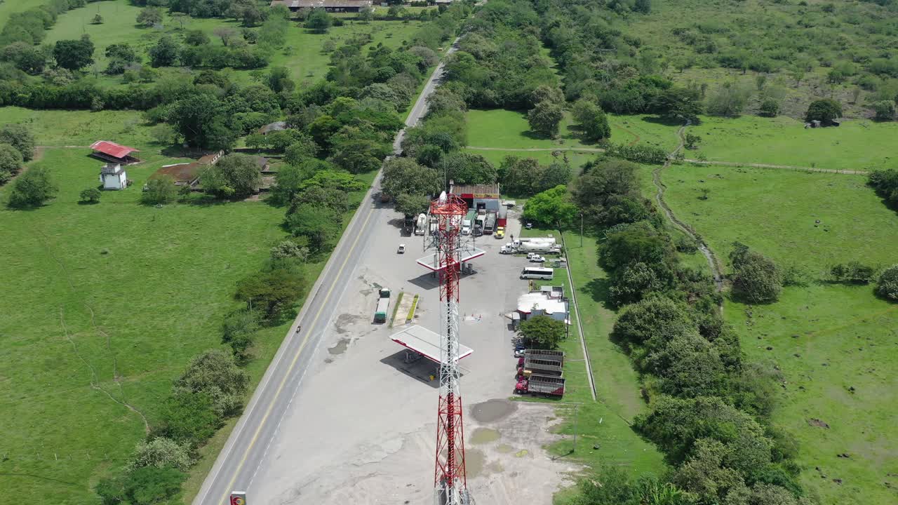 aéreo, captura de antena de teléfono de drone de tiro