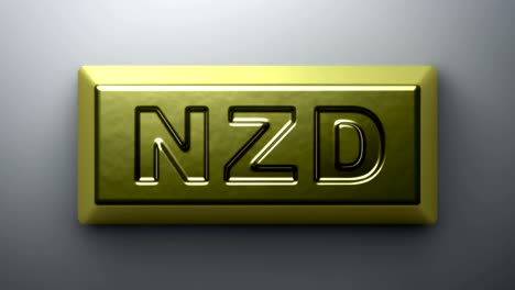 new zealand dollar. looping footage with 4k resolution.